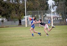 Young Eagles struggle to match Saints’ physicality Samuel Hayes, Declan Martin Dsc 7252 TBW Newsgroup