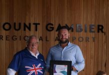 High flyers honoured at airport ceremony