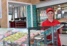 A whole lot of doughnuts