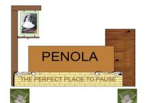 Entrance sign showcase