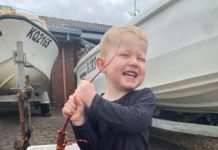 Breeze does not deter keen anglers