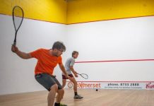 Father and son do battle