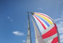 Spinakers fly in Coastal Classic