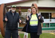 Vintage forestry equipment travels to new home