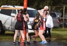 Wet weather produces entertaining contests