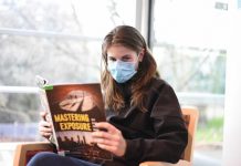 Young photographer on big stage