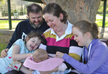 Children welcomed into loving home