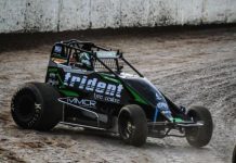 Podium reward after tough night