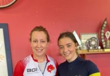 Cyclists challenged by wild weather