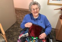 Fidget mats keep residents and patients occupied