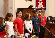 Carols in nine languages