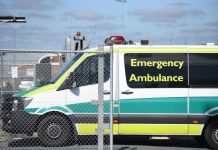 SES, CFS and Ambulance called in