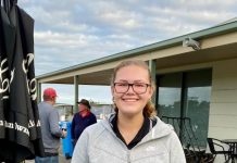 Morale blazes down the course