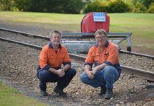 Weed roller prevents spray drift