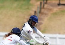 Tough day at the crease