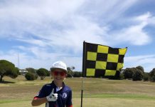 Rare ace for young golfer