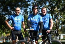 Riding for Sick Kids comes halfway