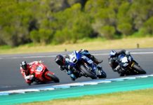 Up and down at Phillip Island