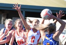 Tight battle at seaside