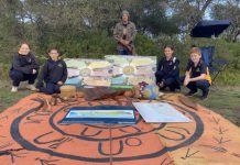 Students swap books for boots