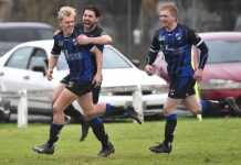 Black and blue make it through