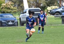 Kicking goals to raise funds