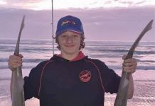 Keen anglers take on wild weather