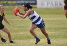 Split second round for women footballers