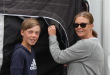 Big visitors for little town