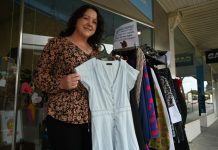 Clothes rack appears at Dream to Create