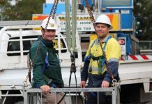 Unusual bird rescue near Blue Lake