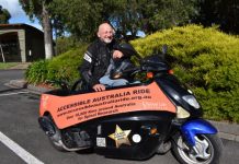 A wheely long trip for charity