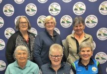 Golfers brave the cold