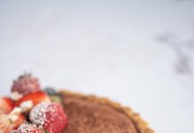 Cooking … Tofu cheesecake with nut crust