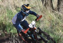 Riders descend on mountain