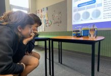 Students learn about water