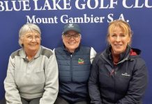 Icey greeting for golfers