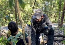 Young leaders get weeding