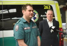 Ambulance intern thanks government