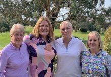 Close contests in monthly medal