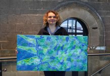 Students art in the big leagues