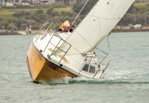 Boats head across the border