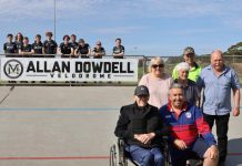 Long-time member honoured at velodrome