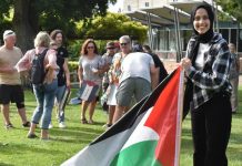 Locals support Palestine