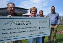 Racing club gives back