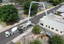 Infamous sinkhole filled