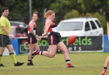 Women’s football action