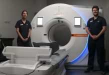 Nation first CT scanner