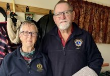 Lions keep locals warm