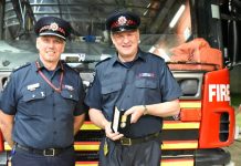 Station officer recognised for milestone